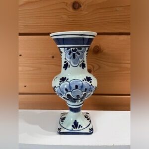 Delfts Blue Pottery | 6” inch vase | Hand painted Holland